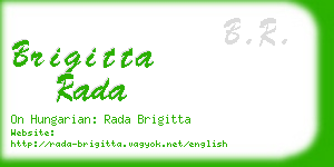 brigitta rada business card